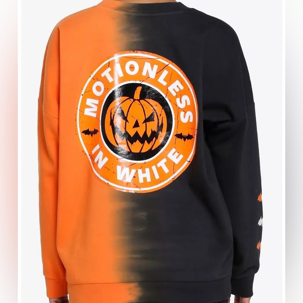 Motionless In White Jack-O'-Lantern Split Sweatshirt Hot Topic‎ Halloween